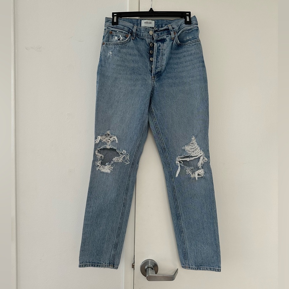 Agolde ripped jeans